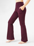 Proactive Pocket Flare legging in Maroon
